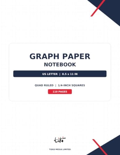 Cover of the Graph Paper Notebook by Tieko Media Limited