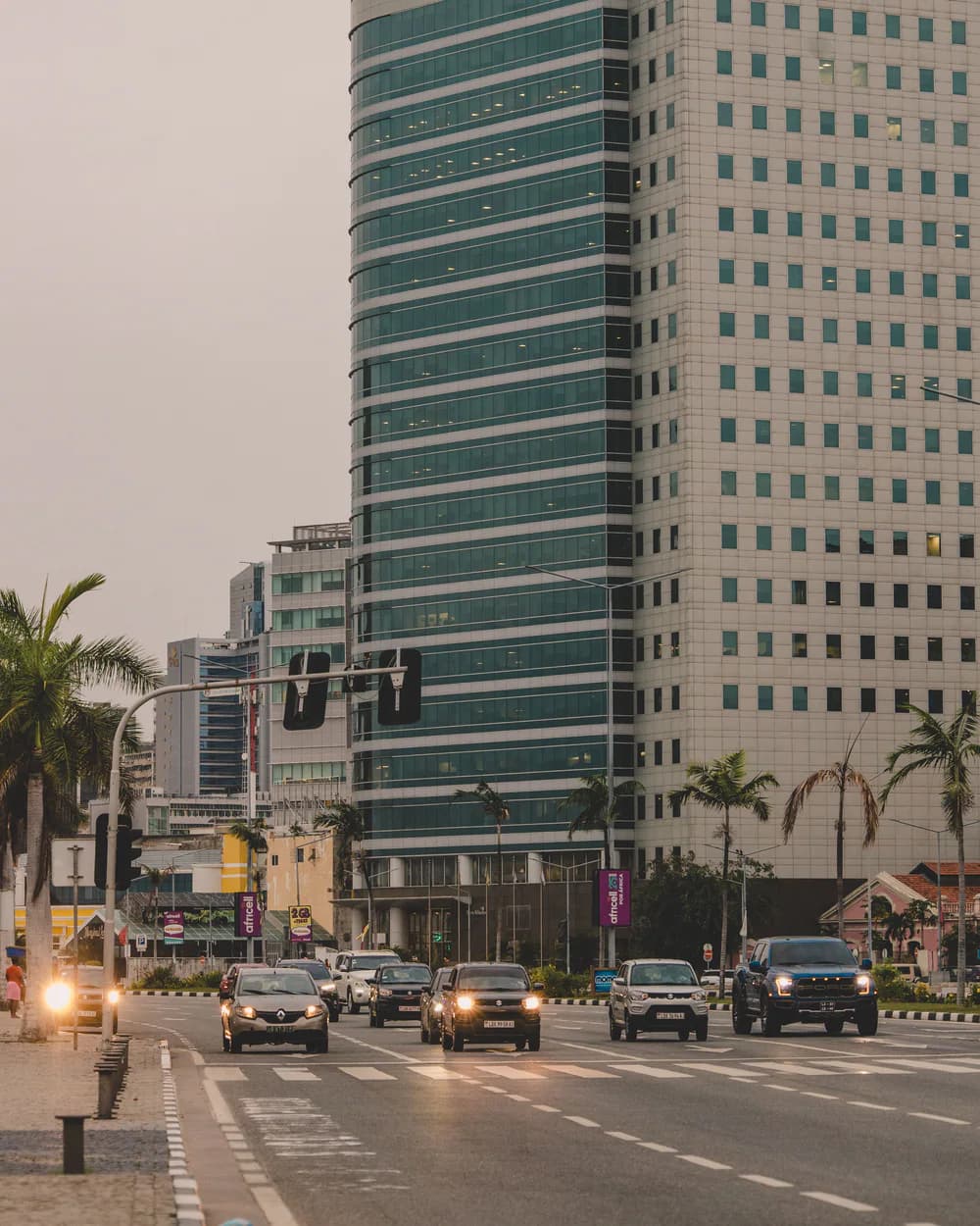Lagos business district, where Tieko Media Limited is based