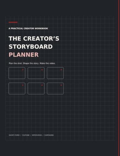 Cover of The Creator's Storyboard Planner by Tieko Media Limited