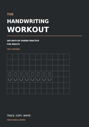 Cover of The Handwriting Workout 2027 Edition by Tieko Media Limited